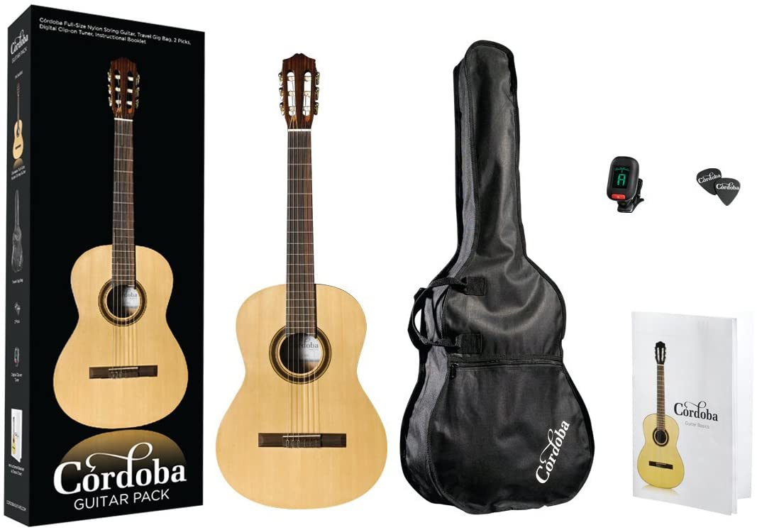 Cordoba Guitars CP100 - Guitarra clásica (tamaño 4/4), color marrón